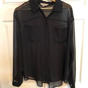 Decree Tops - Sheer button up Decree Tops - Sheer button up